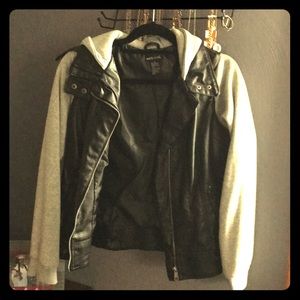 Wet seal leather jacket.